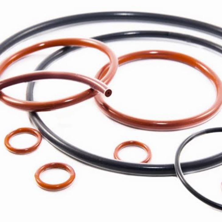 Solvent resistant PTFE or Teflon encapsulated O rings with viton or silicon elastomer core