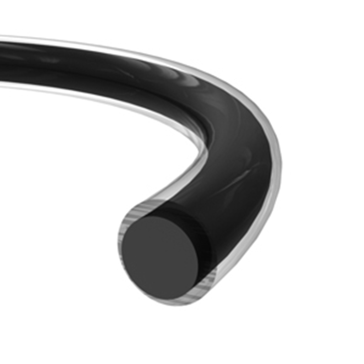 Solvent resistant PTFE or Teflon encapsulated O rings with viton or silicon elastomer core